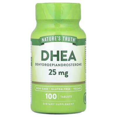 DHEA, 25 mg, 100 таблеток