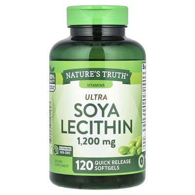 Ultra Soya Lecithin, 1,200 mg, 120 мягких капсул