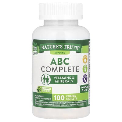 ABC комплексные мультивитамины, 100 покрытых таблеток