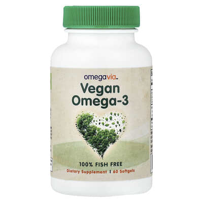 Веганская Omega-3, 60 мягких капсул