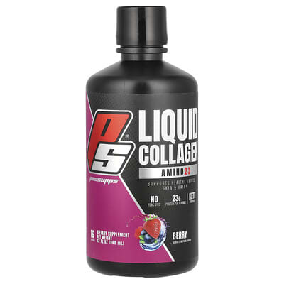 Жидкий коллаген Amino 23, ягодный вкус, 32 fl oz (960 ml)