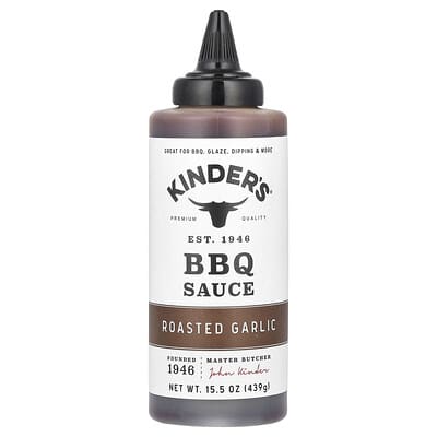 KINDER'S BBQ соус, запеченный чеснок, 15.5 oz (439 g)
