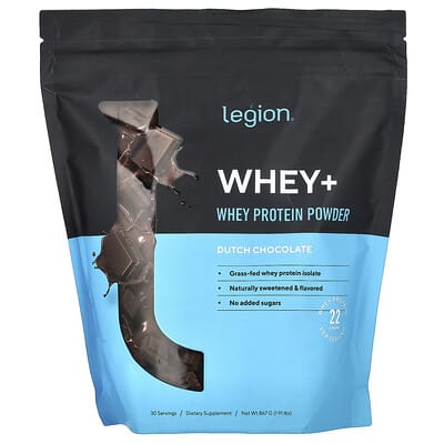 Legion Athletics протеин Whey+ Dutch Chocolate 1.91 lbs (867 g)