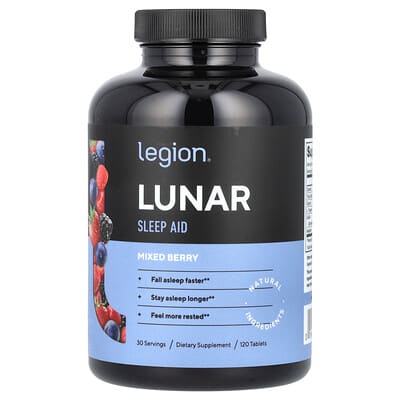 Legion Athletics Lunar добавка для сна Mixed Berry 120 таблеток