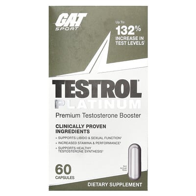 Тестостероновый бустер Testrol® Platinum, 60 капсул