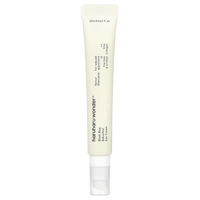 Wonder®, крем для кожи вокруг глаз с черным рисом Bakuchiol, 0.67 fl oz (20 ml)