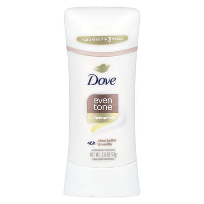 Антиперспирант-дезодорант Even Tone + Niacinamide, Shea Butter & Vanilla, 2.6 oz (74 g)