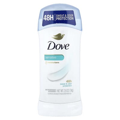Дезодорант-антиперспирант Dove Sensitive, 2.6 oz (74 g)