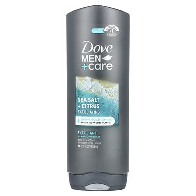 Dove Men + Care гель для душа Body + Face Wash Sea Salt + Citrus 532 ml