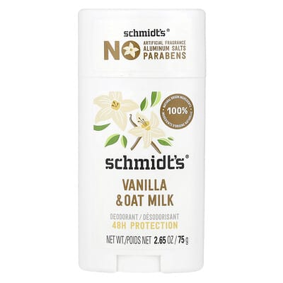 Deodorant, Vanilla & Oat Milk, 2.65 oz (75 g)