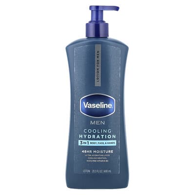 Vaseline Мужской лосьон для тела, лица и рук 3 в 1, 600 ml