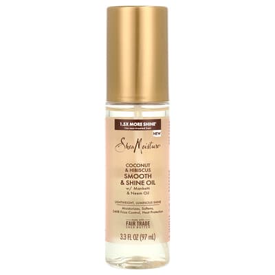 Масло для волос SheaMoisture Smooth & Shine Coconut & Hibiscus