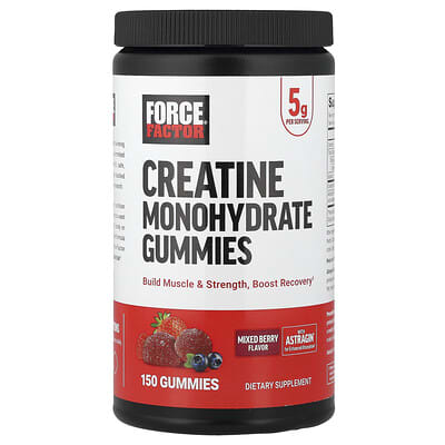Creatine Monohydrate Gummies, Mixed Berry, 150 шт