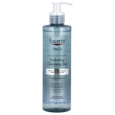 Гель для очищения лица, увлажняющий, без отдушек, 13.5 fl oz (400 ml)