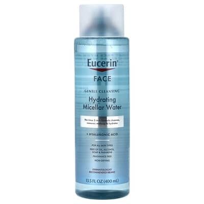 Мицеллярная вода для лица, увлажняющая, без отдушек, 13.5 fl oz (400 ml)