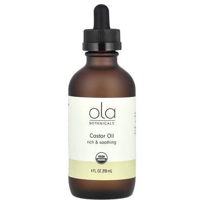 Масло касторовое Ola Botanicals, 4 fl oz (118 ml)