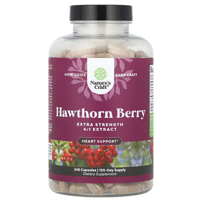 Hawthorn Berry, 240 капсул (665 mg на капсулу)