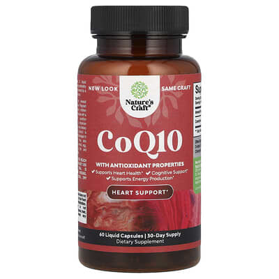 CoQ10, 60 жидких капсул (100 mg на капсулу)