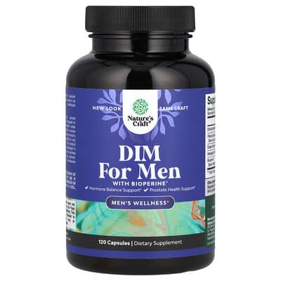 Nature's Craft DIM для мужчин с BioPerine®, 120 капсул
