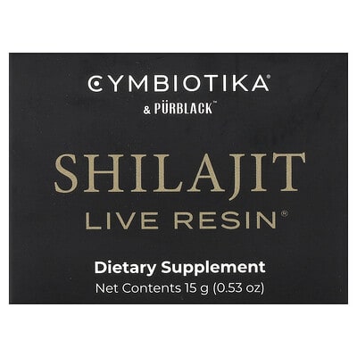 Cymbiotika Shilajit Live Resin®, 0.53 oz (15 g)