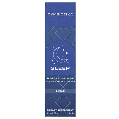 Cymbiotika Sleep, Липосомальная форма, Какао, 1.7 fl oz (52 ml)