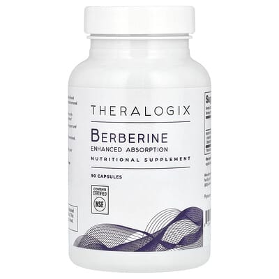 Berberine, Enhanced Absorption, 90 капсул (550 mg на капсулу)