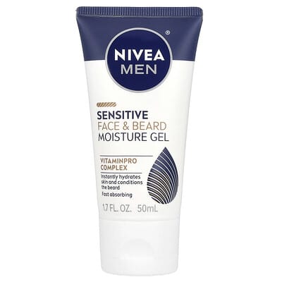 Мужской увлажняющий гель для лица и бороды Nivea, 1.7 fl oz (50 ml)
