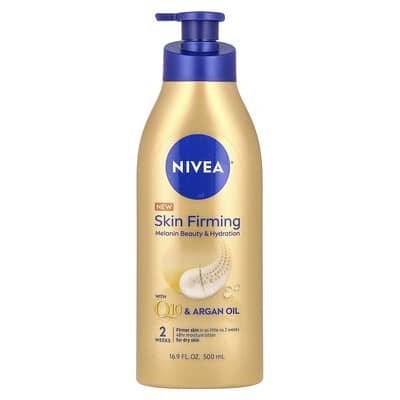 Увлажняющий крем для тела Nivea Skin Firming Melanin Beauty & Hydration, 16.9 fl oz (500 ml)