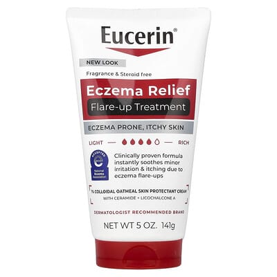 Eczema Relief Flare-Up Treatment, Fragrance Free, 5 oz (141 g)