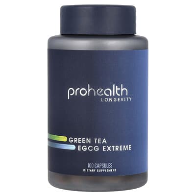 Зеленый чай ProHealth Longevity Green Tea, EGCG Extreme, 100 Capsules