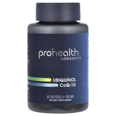 ProHealth Longevity Ubiquinol CoQ-10, 100 mg, 60 мягких капсул