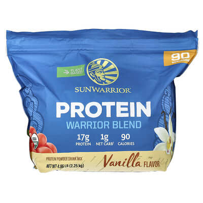 Warrior Blend, протеин, ваниль, 4.96 lb (2.25 kg)