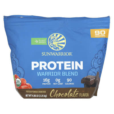 Warrior Blend, протеин, шоколад, 4.96 lb (2.25 kg)