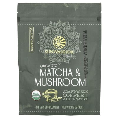 Органический матча и грибы, 3.17 oz (90 g)