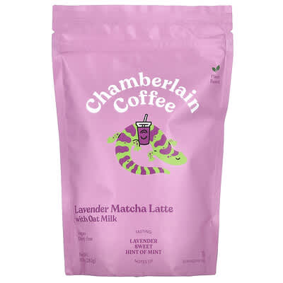 Матча-латте с овсяным молоком Lavender, 10 oz (283 g)