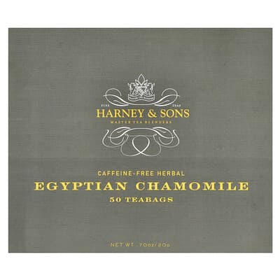 Herbal Tea, Egyptian Chamomile, Caffeine-Free, 50 Tea Bags, 0.7 oz (20 g)