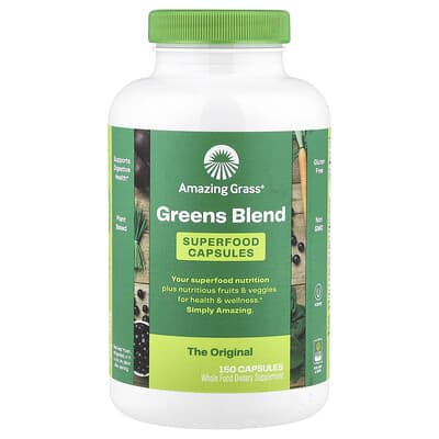 Amazing Grass Super Greens, 150 капсул