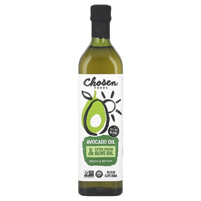 Масло авокадо и оливковое Extra Virgin, 25.4 fl oz (750 ml)