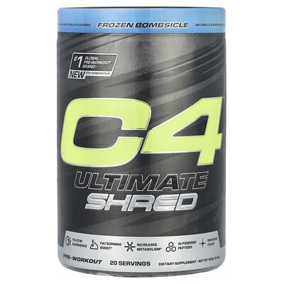 C4® Ultimate Shred, Pre-Workout, Frozen Bombsicle, 14.3 oz (406 g)