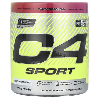 C4® Sport, Pre-Workout, Watermelon, 8.7 oz (246 g)
