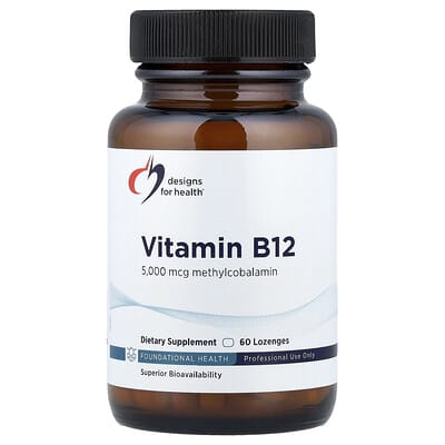 Vitamin B12, 5,000 mcg, 60 Lozenges