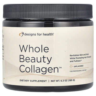 Коллаген Whole Beauty Collagen™, без вкуса, 6.3 oz (180 g)
