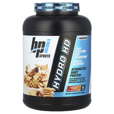 Протеин Hydro HD™, Hydrolyzed Whey Protein, Cinnamon Cereal, 4.8 lbs (2,176 g)