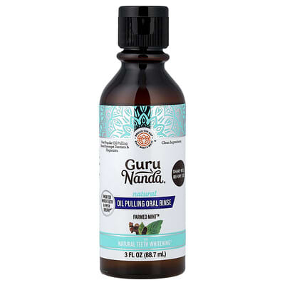 Натуральное средство для полоскания рта с маслом, Farmed Mint™, 3 fl oz (88.7 ml)