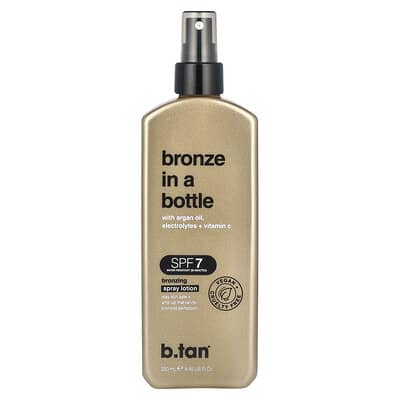 Bronze In A Bottle, Bronzing Spray Lotion, SPF 7, 8.45 fl oz (250 ml)