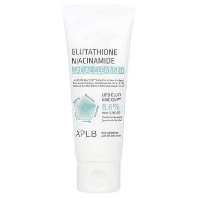 APLB очищающее средство для лица Glutathione Niacinamide, 2.71 fl oz (80 ml)
