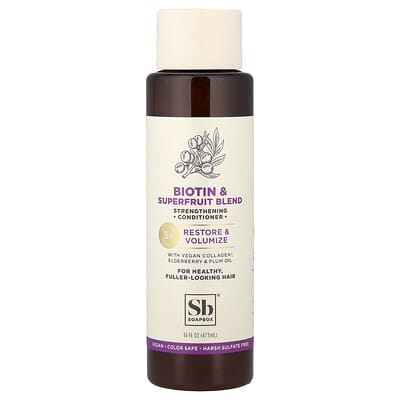 Restore & Volume Conditioner, Biotin & Superfruit, 16 fl oz (473 ml)