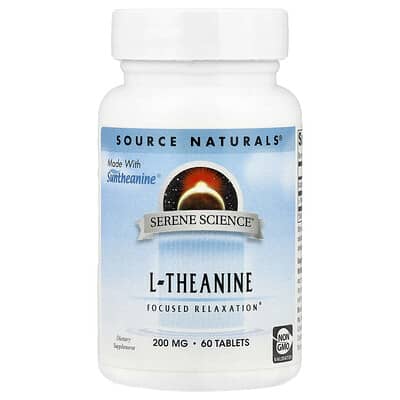 Serene Science®, L-Theanine, 60 таблеток