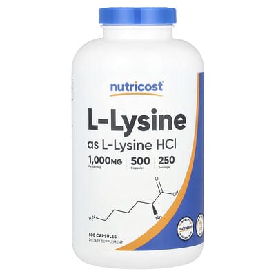 L-Lysine, 500 капсул (500 mg per Capsule)