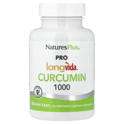 Пробиотик NaturesPlus Pro Longvida®, Curcumin 1000, 60 мини-таблеток